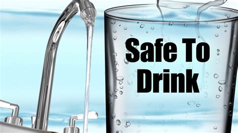How can I tell if my tap water is safe to drink?