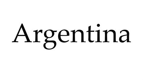 How do Argentinians pronounce Y?