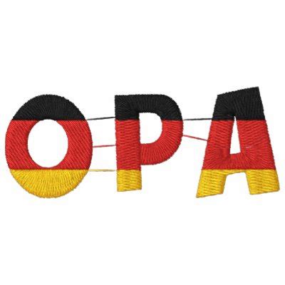 Is the word Opa German?