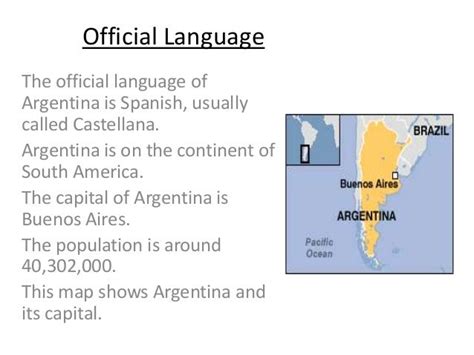 What is Argentina first language?